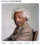 「アインシュタインを黒人に…」ＡＩ時代に後れを取るグーグル、人物画像生成で失態