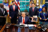 トランプ大統領、再び「金正恩と良好な関係」強調…北朝鮮「米国、強硬な主権侵害」