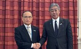 日本外相「韓国の豪雨被害、被害者の快復と早い復興祈る」