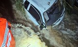 【韓国豪雨】１トントラックを倒した豪雨…１６４２回の落雷と共に一瞬にして水浸しに