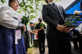 【フォト】長崎原爆投下から８０年…平和公園で韓国人犠牲者慰霊祭